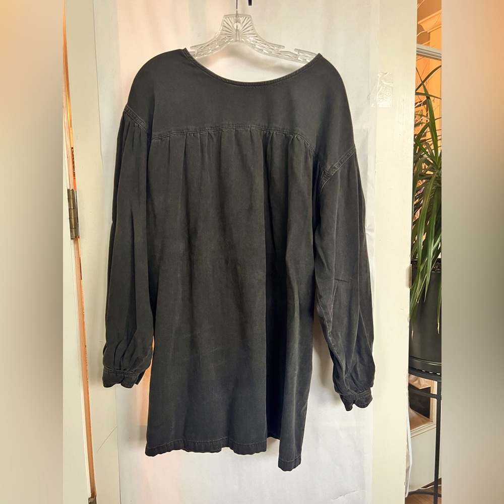 Allsaints faded denim dress
